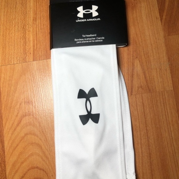 UNDER Armour Tie Headband Unisex‎ Adult Sport Head Wear 1323968 - Picture 3 of 4